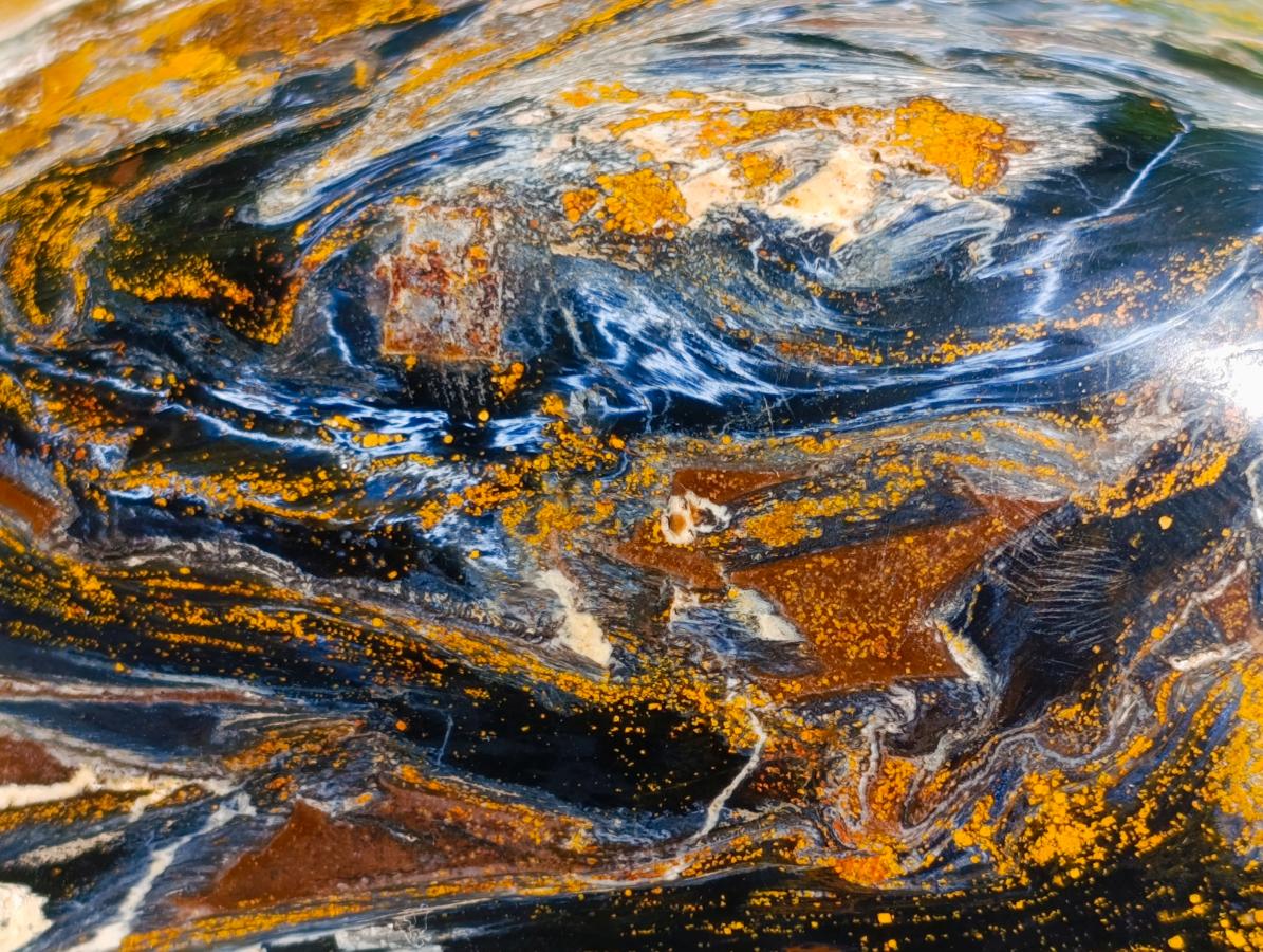 Polished Huge and Ultra Rare Pietersite Display Showpiece x 1 From Outjo, Namibia