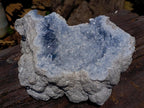 Natural Acicular Prismatic Blue Celestite XL Geode Specimen x 1 From Sakoany, Madagascar