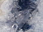Natural Acicular Prismatic Blue Celestite XL Geode Specimen x 1 From Sakoany, Madagascar