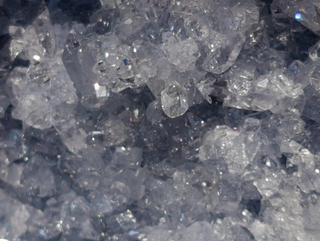 Natural Acicular Prismatic Blue Celestite XL Geode Specimen x 1 From Sakoany, Madagascar