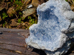Natural Acicular Prismatic Blue Celestite XL Geode Specimen x 1 From Sakoany, Madagascar