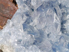 Natural Acicular Prismatic Blue Celestite XL Geode Specimen x 1 From Sakoany, Madagascar