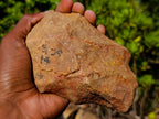 Hand Made Large Middle Stone Age Core Chopper Stone Tool in Ironstone Quartzite x 1 From Keidebees, Northern Cape, South Africa