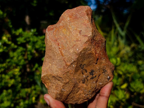 Hand Made Large Middle Stone Age Core Chopper Stone Tool in Ironstone Quartzite x 1 From Keidebees, Northern Cape, South Africa