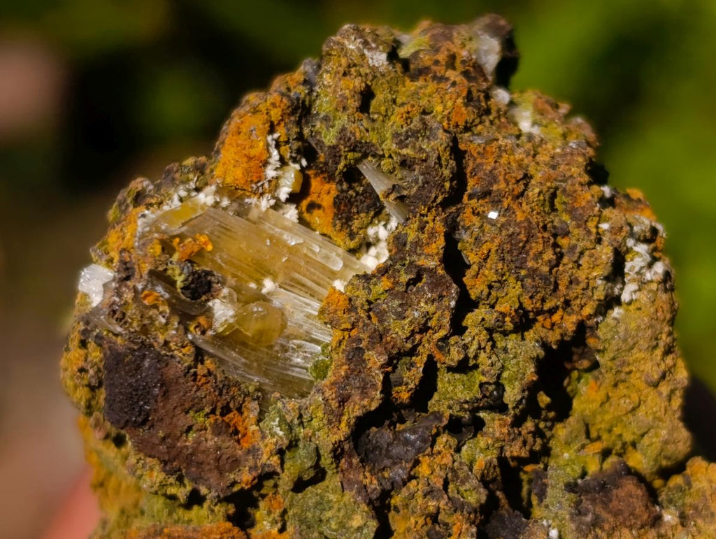 Natural Rare Mimetite and Barite Specimen x 1 From Mapimí, Mexico
