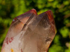 Natural Twin Red and White Phantom Centred Hematoid Quartz x 1 From Karoi, Zimbabwe