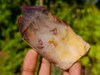 Natural Twin Red and White Phantom Centred Hematoid Quartz x 1 From Karoi, Zimbabwe