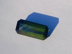 Polished Set of 3 Elongated Verdelite Green Tourmaline Faceted Stones x 1 From Karibib, Namibia