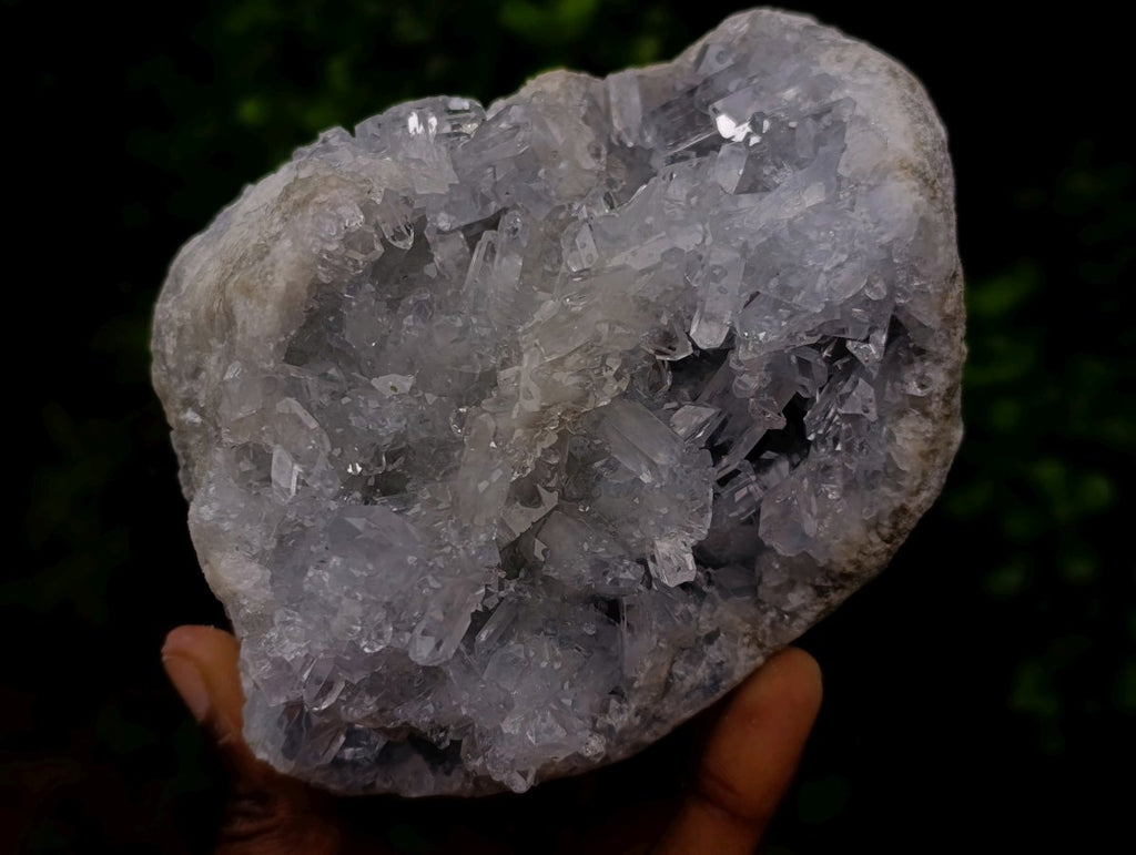Natural Acicular Prismatic Ice Blue Celestite Crystal Specimen x 1 From Sakoany, Madagascar