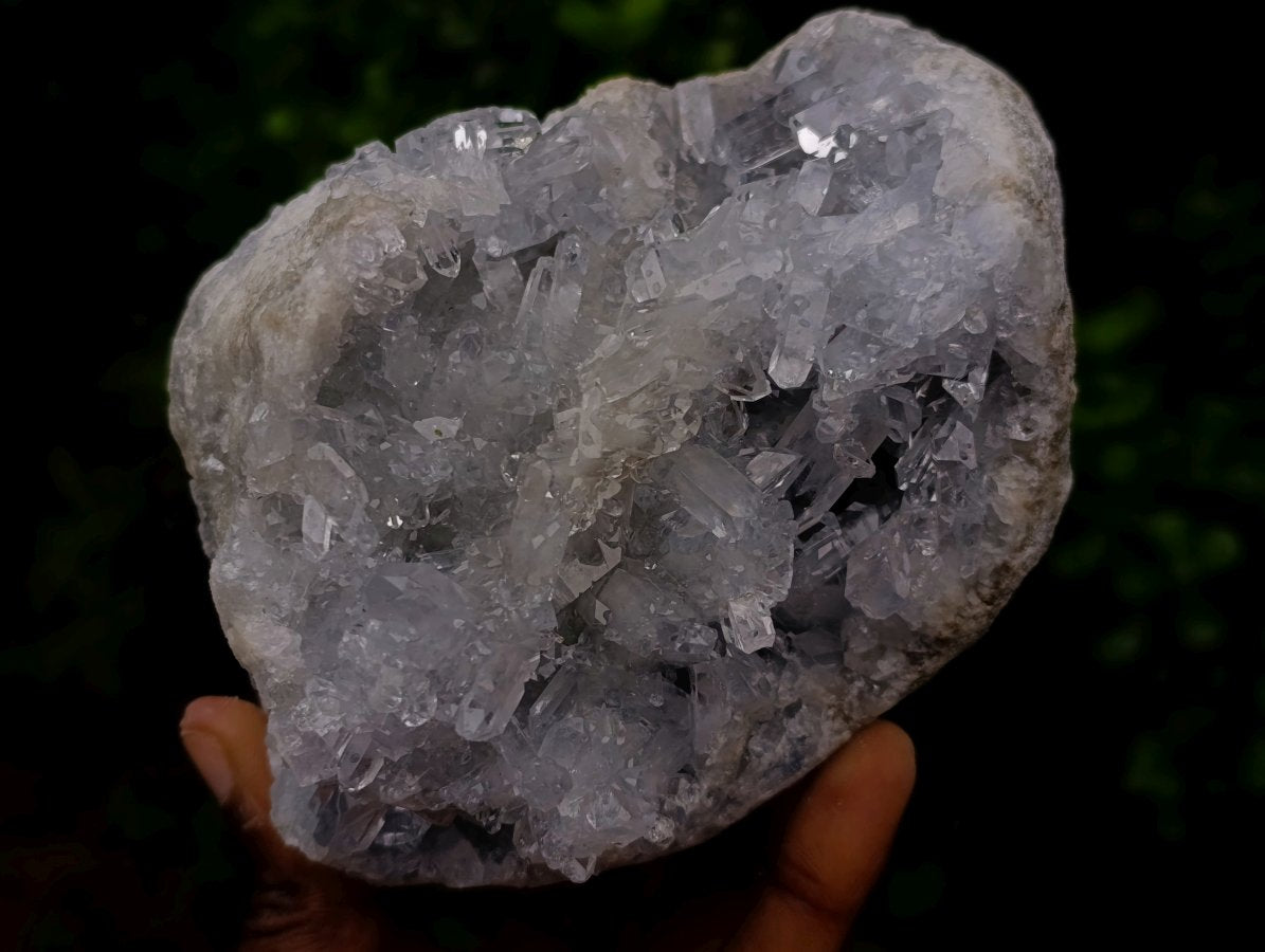 Natural Acicular Prismatic Ice Blue Celestite Crystal Specimen x 1 From Sakoany, Madagascar