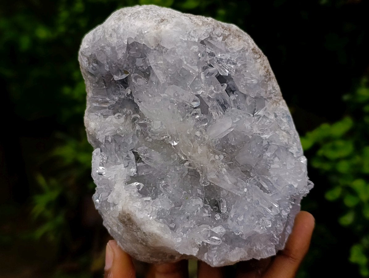 Natural Acicular Prismatic Ice Blue Celestite Crystal Specimen x 1 From Sakoany, Madagascar