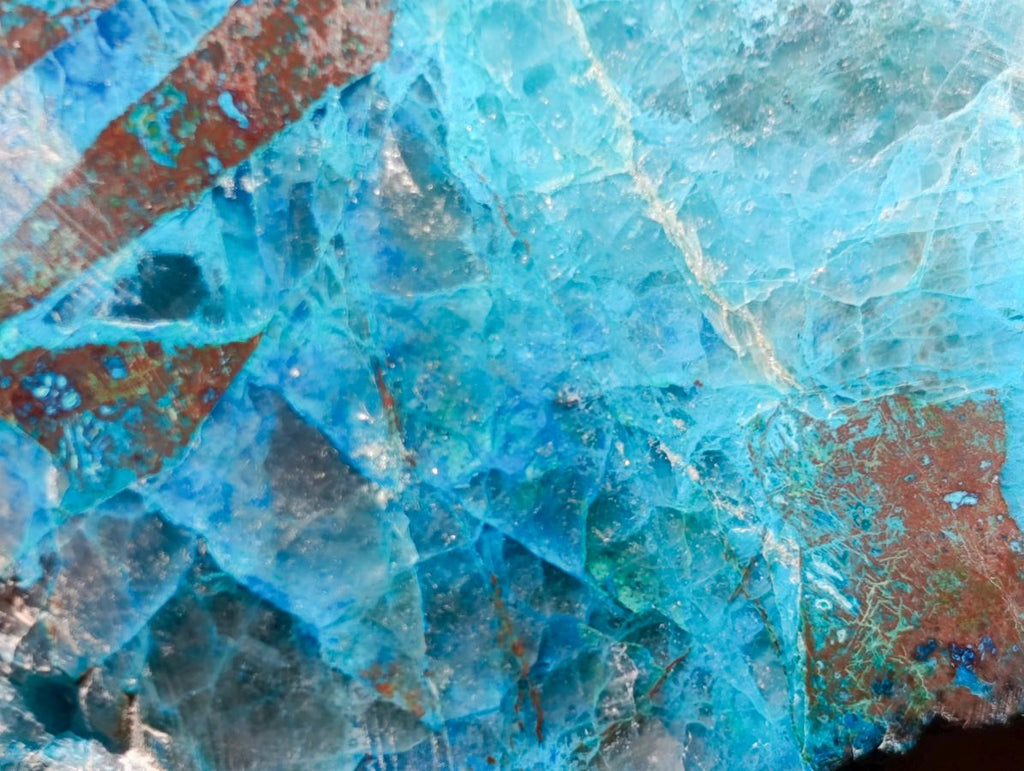 Polished and Natural Mixed Collectors Set of 6 African Gemstones, Fossil and Geode in a Wooden Display Box x 1 From Southern Africa