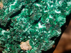Natural Silky Malachite Vug Cabinet Specimen x 1 From Kasompe, Congo