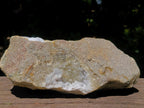 Natural Double Barreled Crystalline Centred Blue Lace Agate Geode Specimen x 1 From Nsanje, Malawi