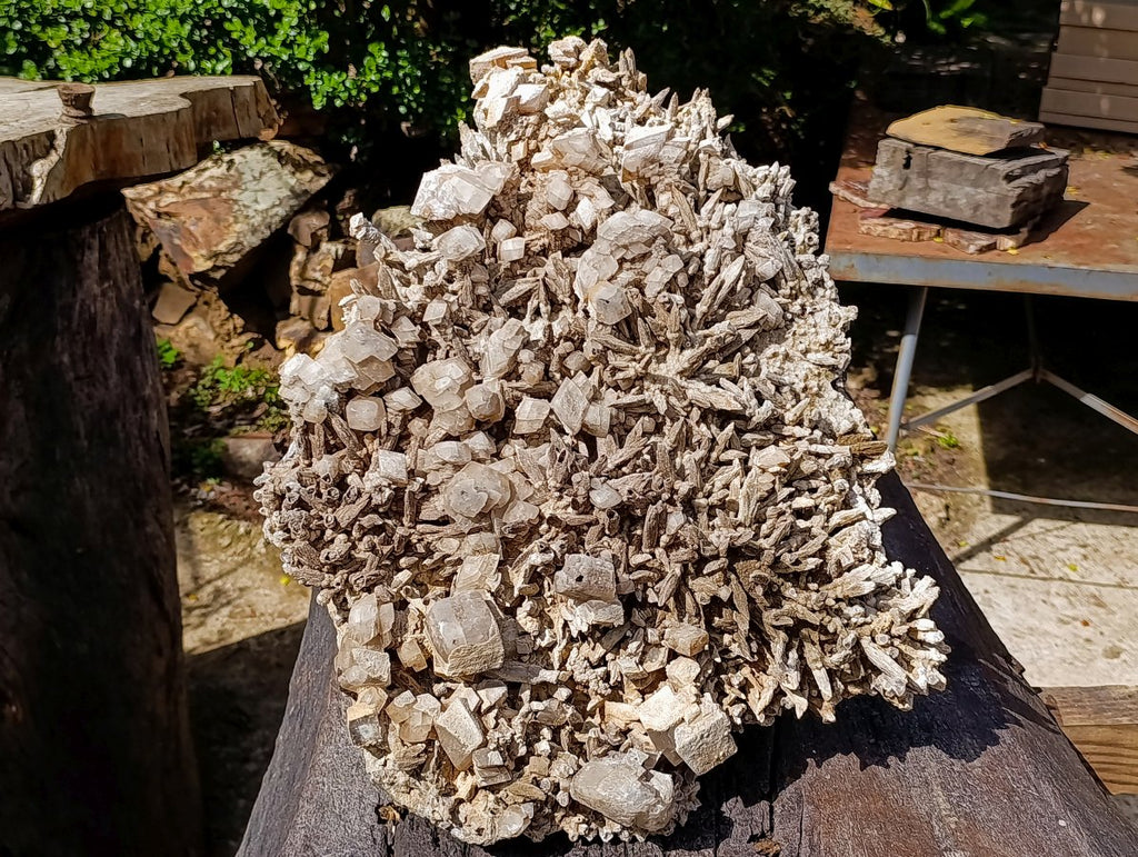 Natural Biggest and Best Albert Mountain Fluorescent Calcite Specimen in Existence x 1 From Albert's Mountain, Lesotho