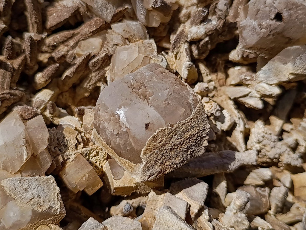 Natural Biggest and Best Albert Mountain Fluorescent Calcite Specimen in Existence x 1 From Albert's Mountain, Lesotho