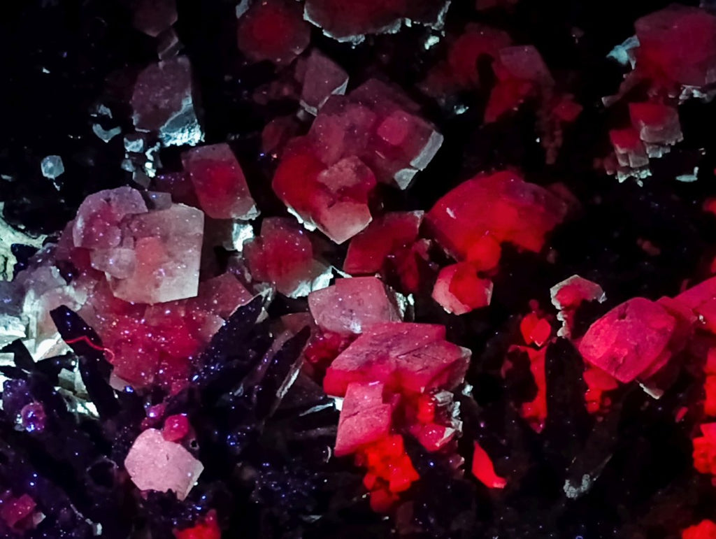 Natural Biggest and Best Albert Mountain Fluorescent Calcite Specimen in Existence x 1 From Albert's Mountain, Lesotho