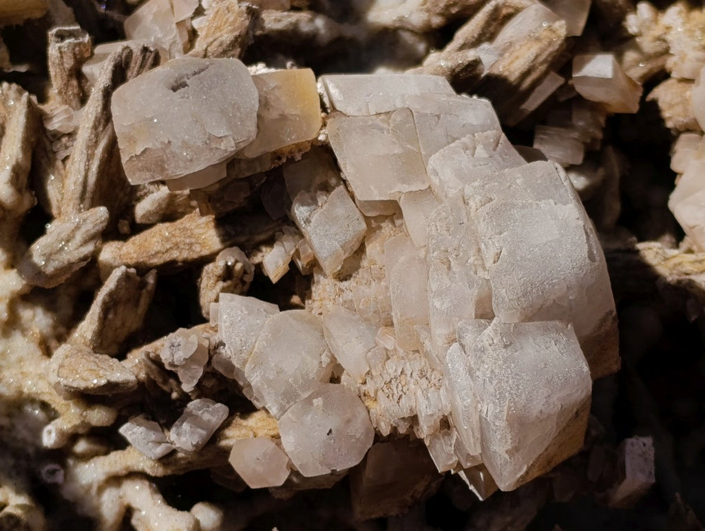Natural Biggest and Best Albert Mountain Fluorescent Calcite Specimen in Existence x 1 From Albert's Mountain, Lesotho