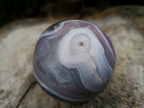 Polished Stunning Pink Grey and White Shashe River Agate Ball x 1 From Shashe River, Zimbabwe