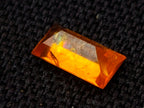 Polished Set of 3 Bright Spessartite Garnet Faceted Stones x 1 From Sperrgebiet, Namibia