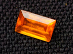 Polished Set of 3 Bright Spessartite Garnet Faceted Stones x 1 From Sperrgebiet, Namibia