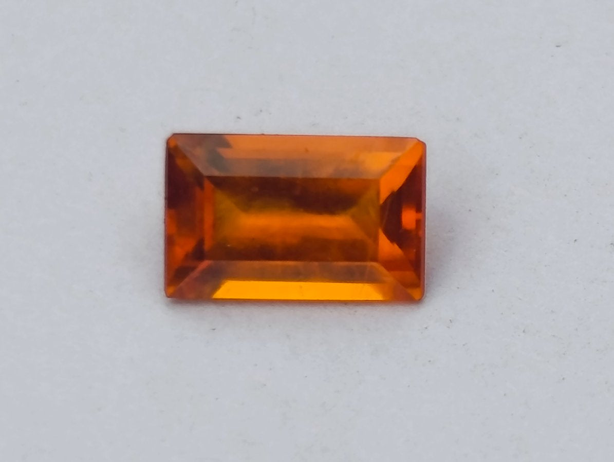Polished Set of 3 Bright Spessartite Garnet Faceted Stones x 1 From Sperrgebiet, Namibia