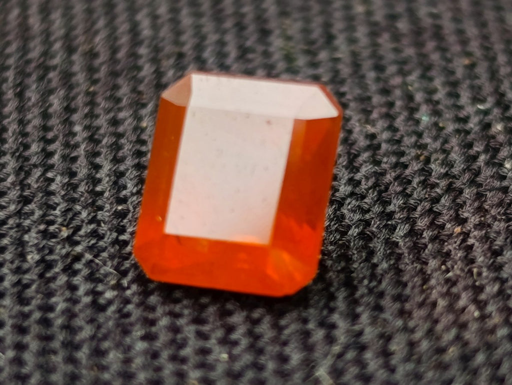 Polished Set of 3 Bright Spessartite Garnet Faceted Stones x 1 From Sperrgebiet, Namibia