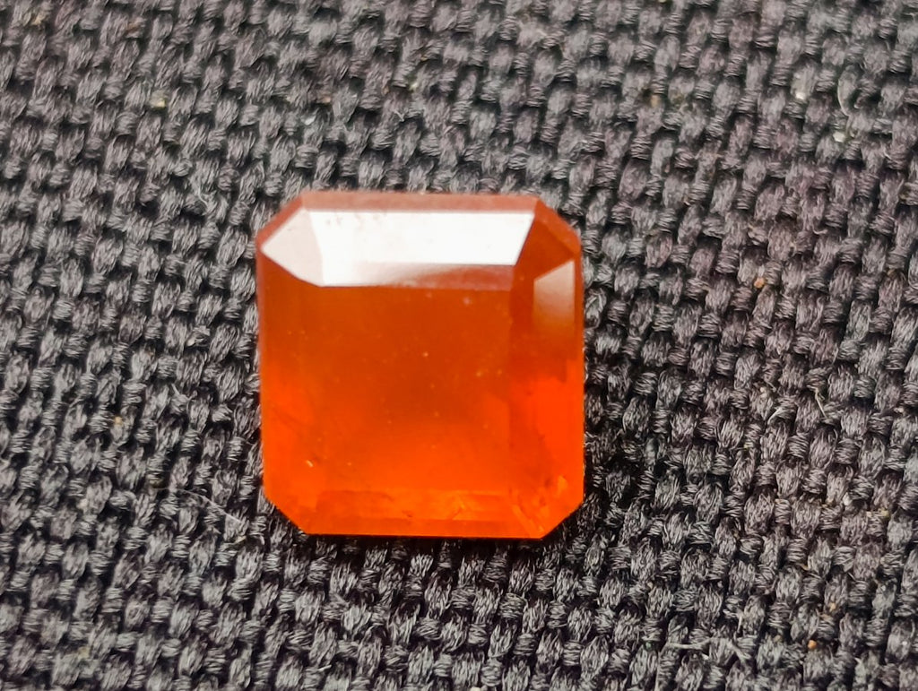 Polished Set of 3 Bright Spessartite Garnet Faceted Stones x 1 From Sperrgebiet, Namibia