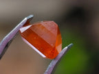 Polished Set of 3 Bright Spessartite Garnet Faceted Stones x 1 From Sperrgebiet, Namibia