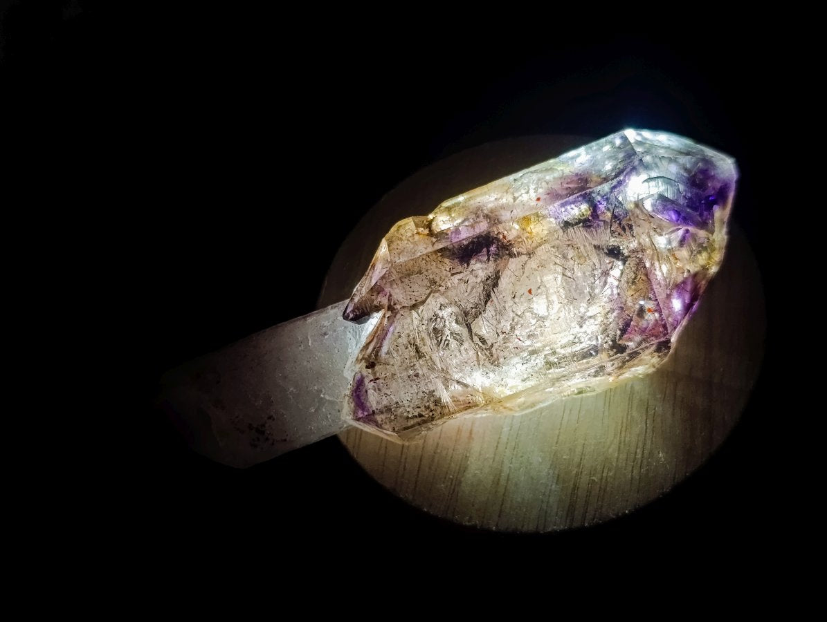 Natural Chiredzi Window Amethyst Scepter Crystal x 1 From Chiredzi, Zimbabwe