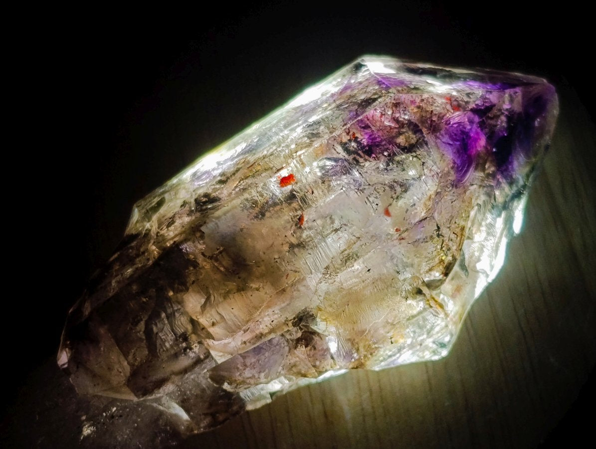 Natural Chiredzi Window Amethyst Scepter Crystal x 1 From Chiredzi, Zimbabwe