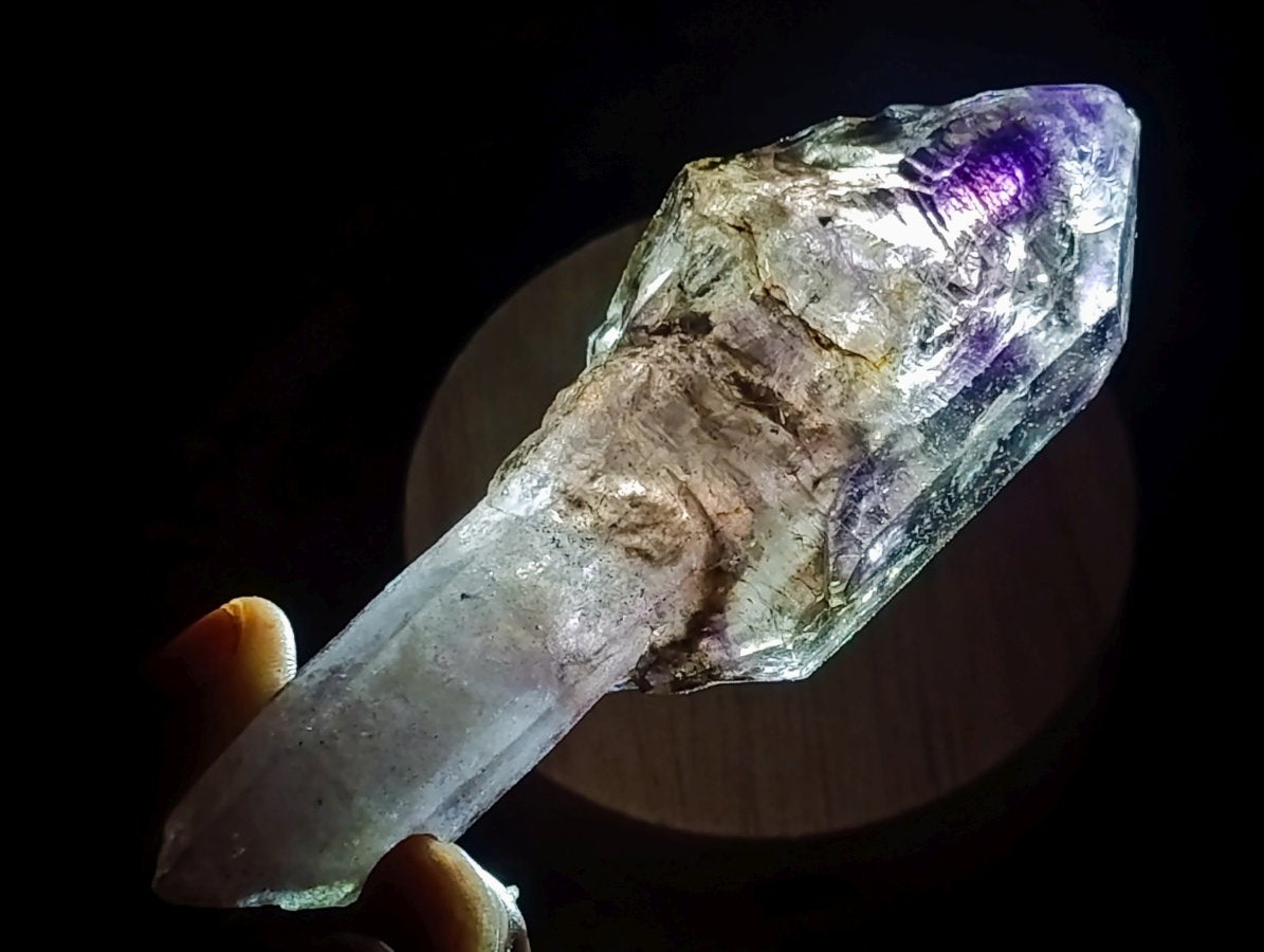 Natural Chiredzi Window Amethyst Scepter Crystal x 1 From Chiredzi, Zimbabwe