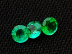 Polished Parcel of 10 Calibrated 3 mm Gem Emerald Faceted Stones x 1 From Sandawana, Zimbabwe