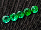 Polished Parcel of 10 Calibrated 3 mm Gem Emerald Faceted Stones x 1 From Sandawana, Zimbabwe