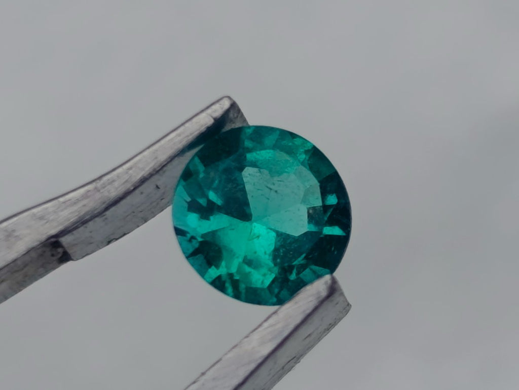 Polished Parcel of 10 Calibrated 3 mm Gem Emerald Faceted Stones x 1 From Sandawana, Zimbabwe
