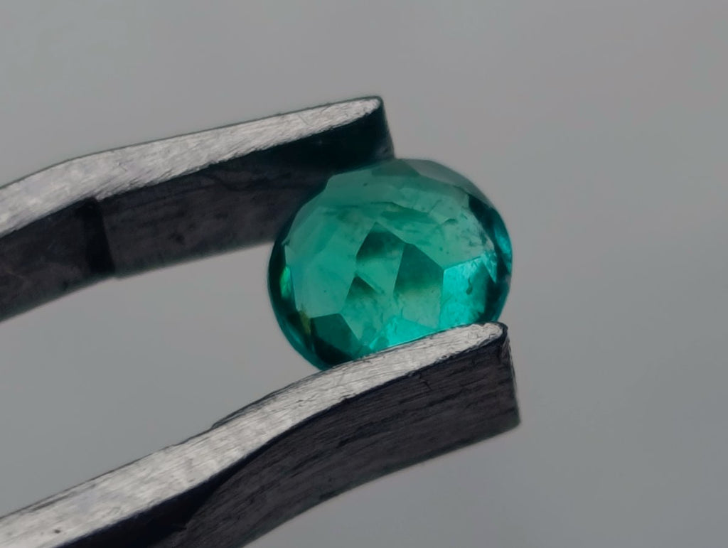 Polished Parcel of 10 Calibrated 3 mm Gem Emerald Faceted Stones x 1 From Sandawana, Zimbabwe