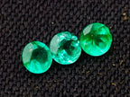 Polished Parcel of 10 Calibrated 3 mm Gem Emerald Faceted Stones x 1 From Sandawana, Zimbabwe