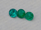Polished Parcel of 10 Calibrated 3 mm Gem Emerald Faceted Stones x 1 From Sandawana, Zimbabwe