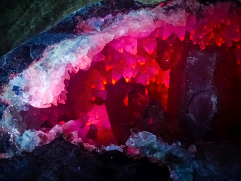 Natural Kinky Goboboseb Brandberg Amethyst Crystal Cave Vug Specimen x 1 From Brandberg, Namibia