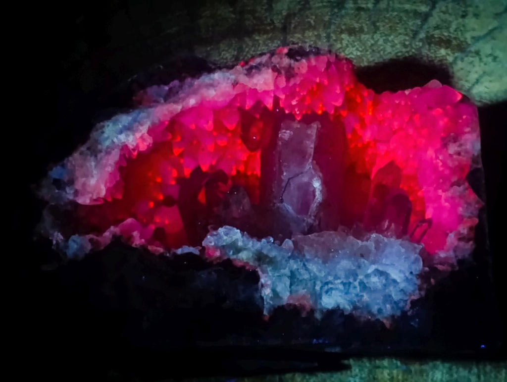 Natural Kinky Goboboseb Brandberg Amethyst Crystal Cave Vug Specimen x 1 From Brandberg, Namibia
