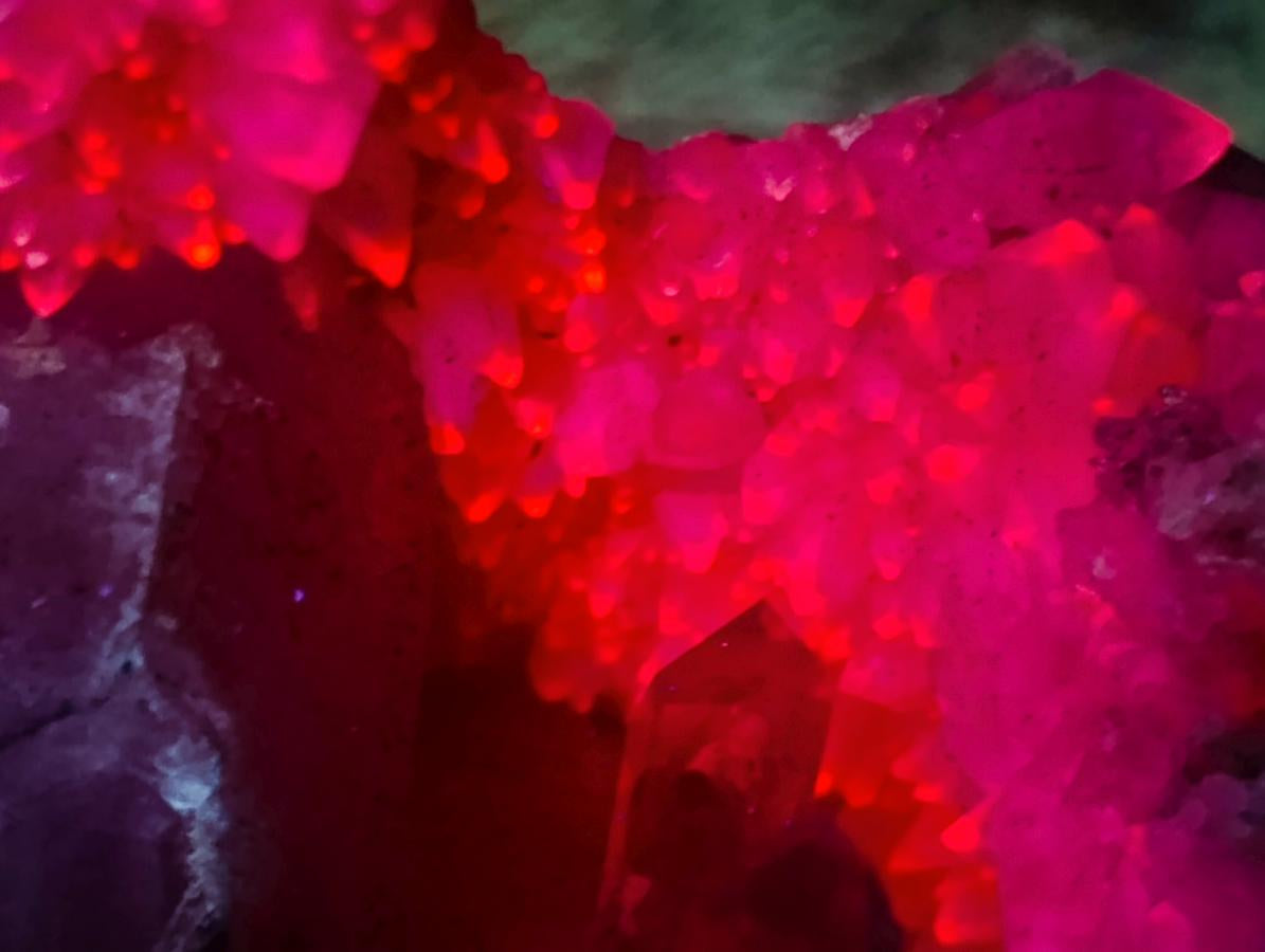 Natural Kinky Goboboseb Brandberg Amethyst Crystal Cave Vug Specimen x 1 From Brandberg, Namibia