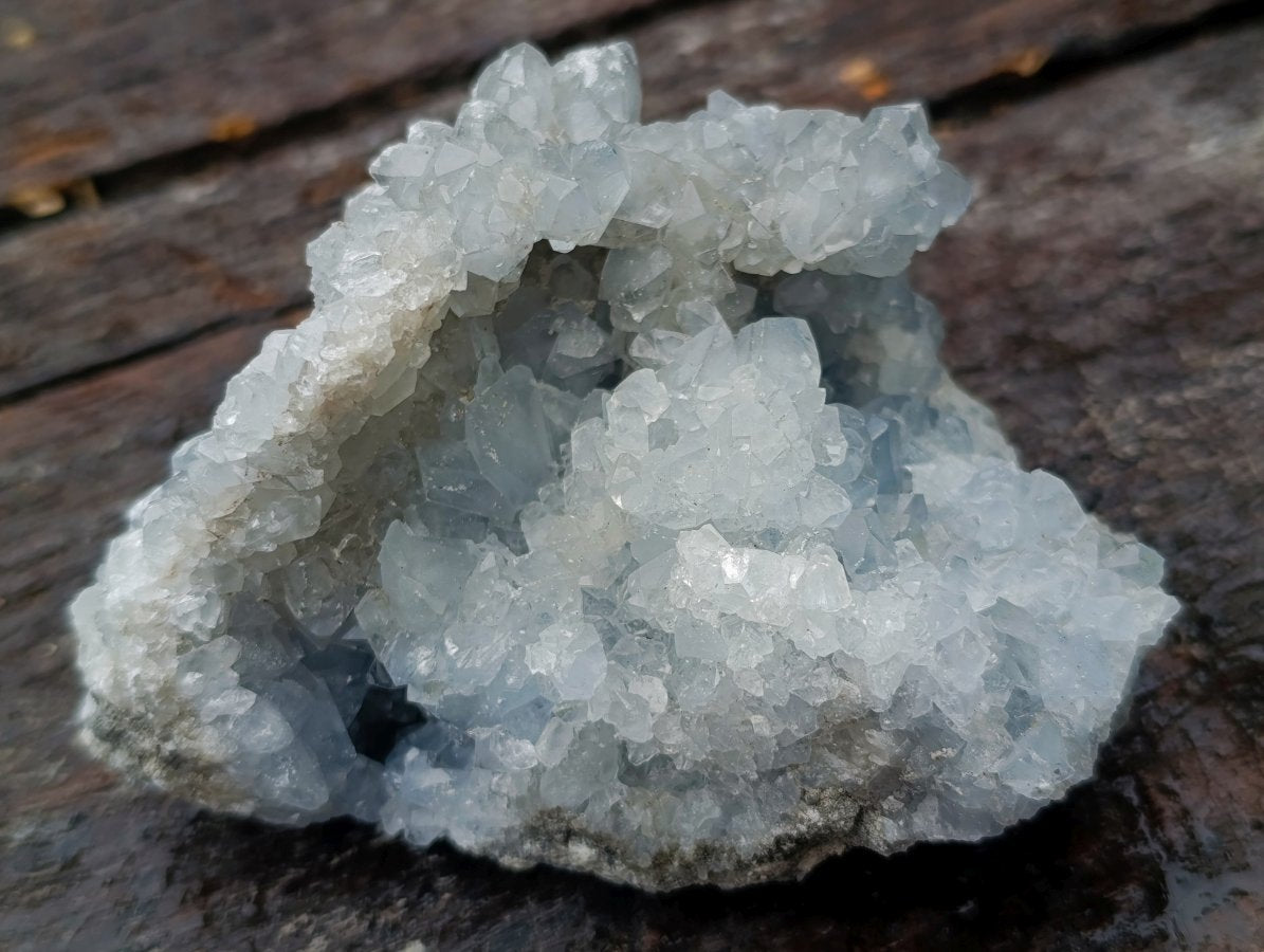Natural Blue Celestite Specimen x 1 From Sakoany, Madagascar