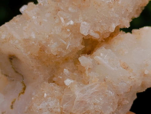 Natural Triple Chalcedony Stalactite Formation with Stilbite Crystals and Apophyllite x 1 From Maharashtra, India