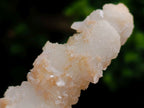 Natural Triple Chalcedony Stalactite Formation with Stilbite Crystals and Apophyllite x 1 From Maharashtra, India