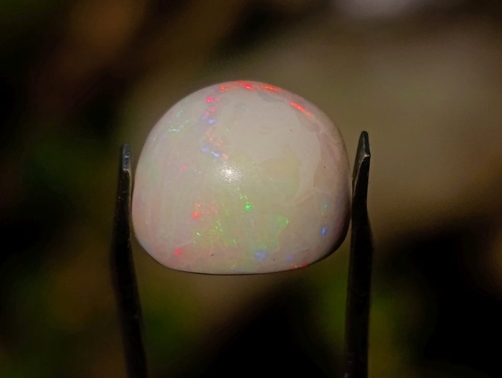 Polished Precious Welo Hydrophane Natural Opal Cabochon x 1 From Welo, Ethiopia