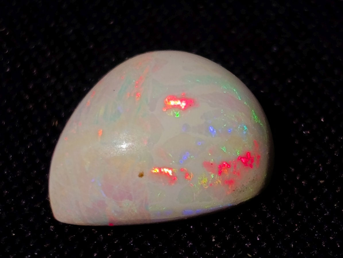 Polished Precious Welo Hydrophane Natural Opal Cabochon x 1 From Welo, Ethiopia