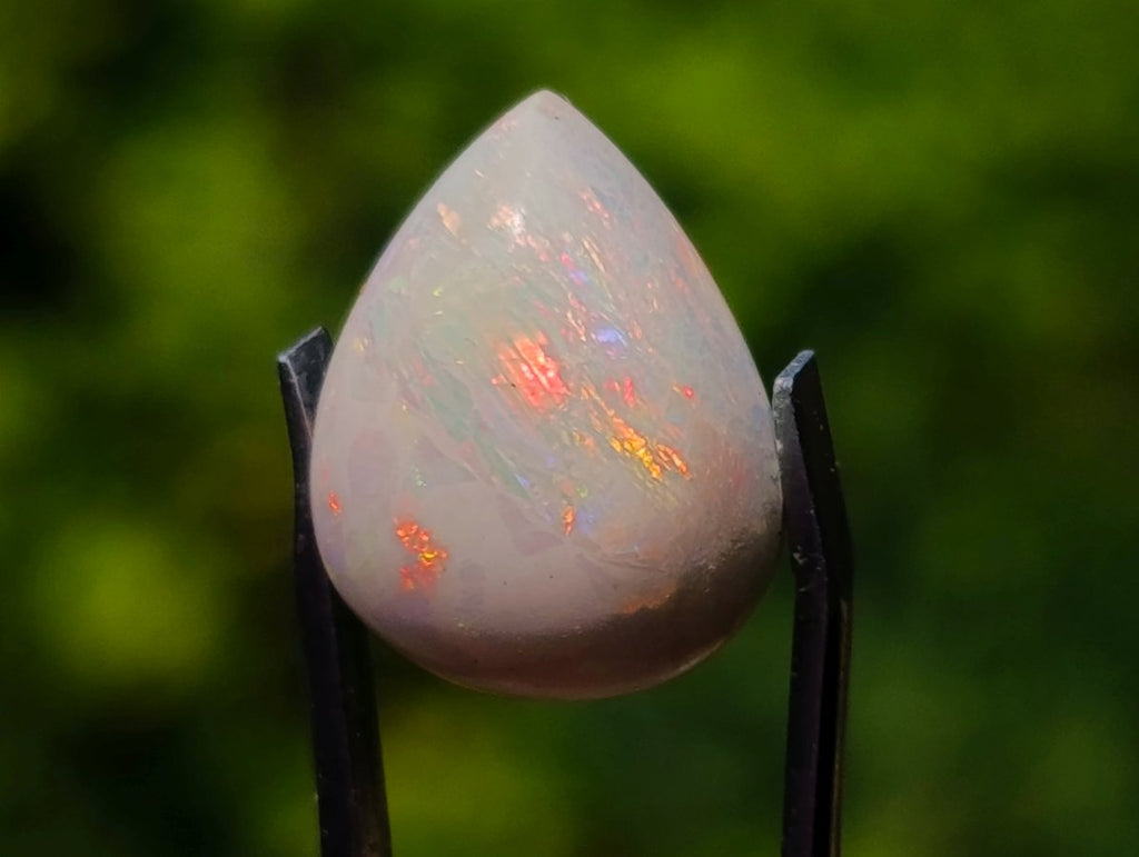 Polished Precious Welo Hydrophane Natural Opal Cabochon x 1 From Welo, Ethiopia