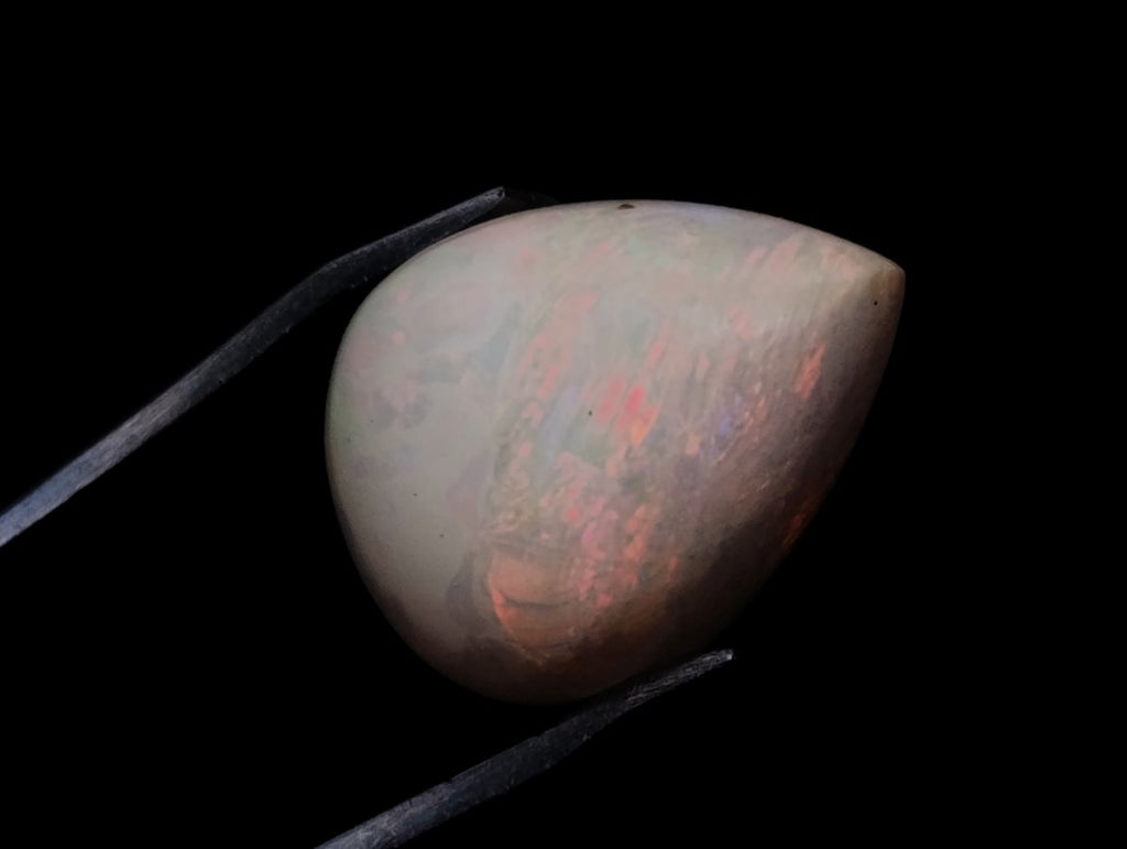 Polished Precious Welo Hydrophane Natural Opal Cabochon x 1 From Welo, Ethiopia