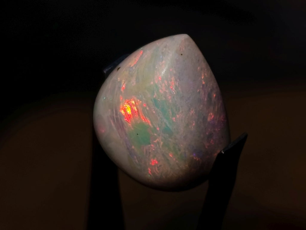 Polished Precious Welo Hydrophane Natural Opal Cabochon x 1 From Welo, Ethiopia
