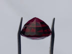 Polished Superb Bright Raspberry Gem Red Rhodolite Garnet Faceted Stone x 1 From Tanga, Tanzania
